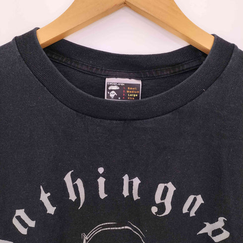 アベイシングエイプ A BATHING APE 00s コットン ロゴプリントクルーネックTシャツ y2k メンズ JPN:L